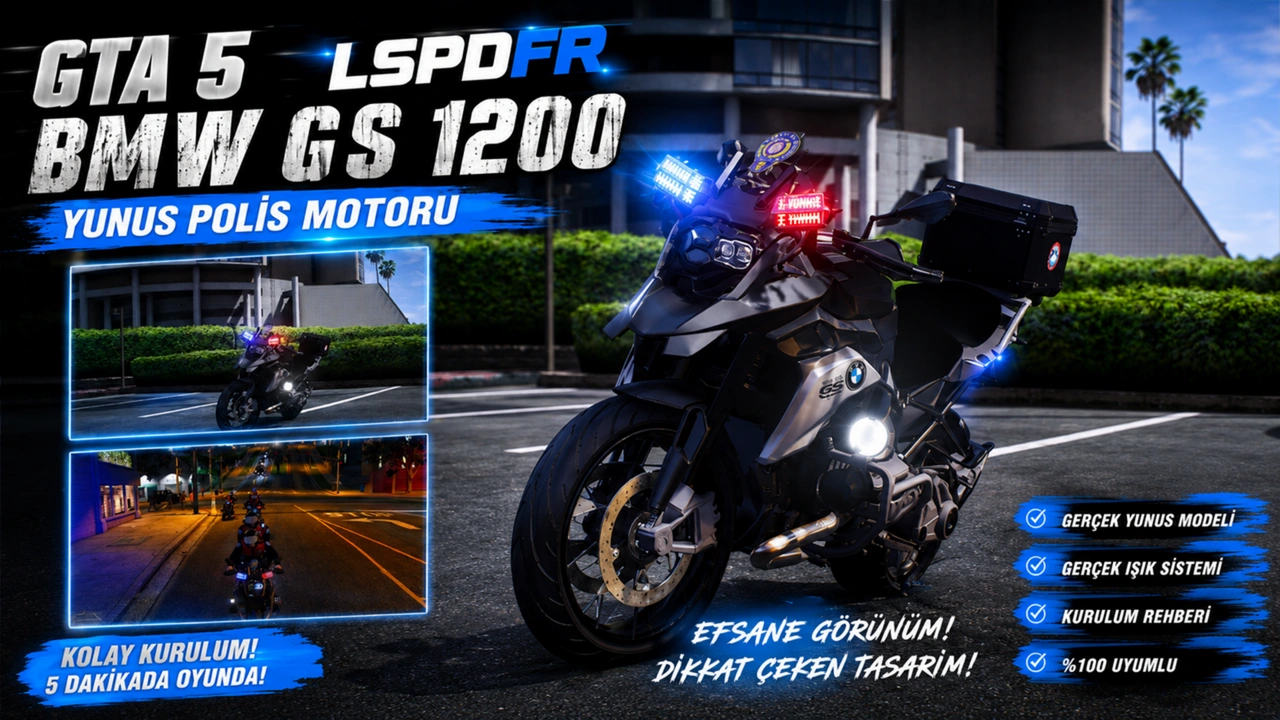 BMW GS 1200 Yunus Polis Motoru