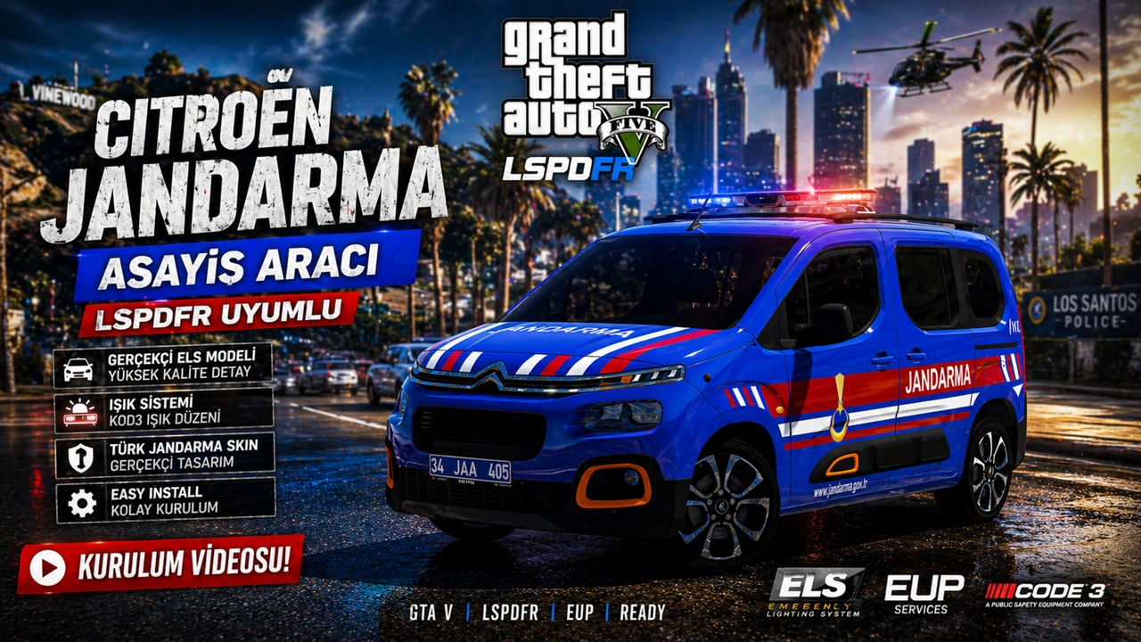 Citroen Jandarma Asayiş Aracı