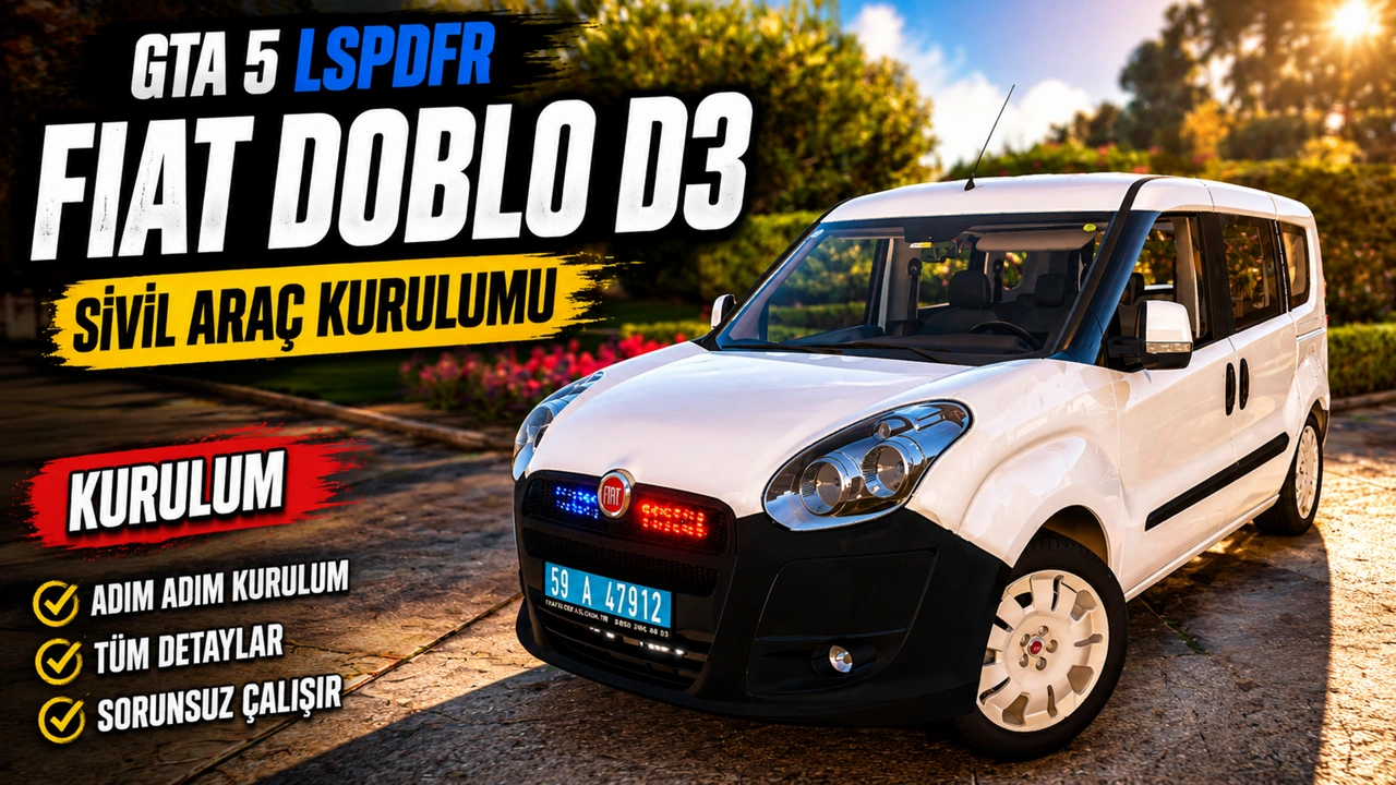Fiat Doblo D3 Kasa Sivil Araç Modu