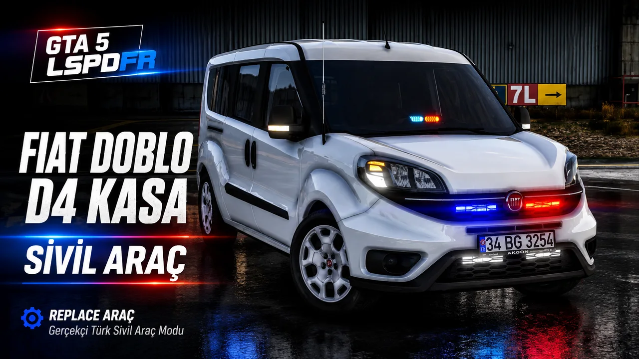 Fiat Doblo D4 Kasa Sivil Araç