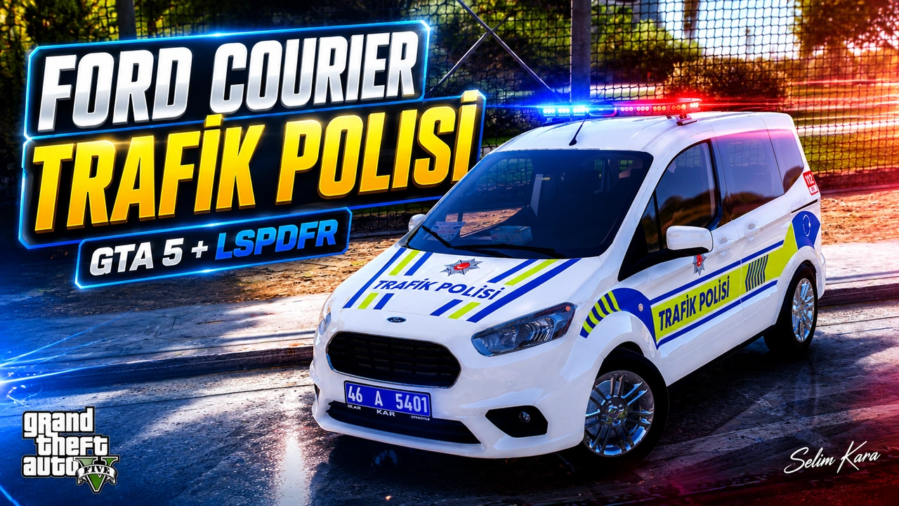 Ford Courier Trafik Polisi Aracı