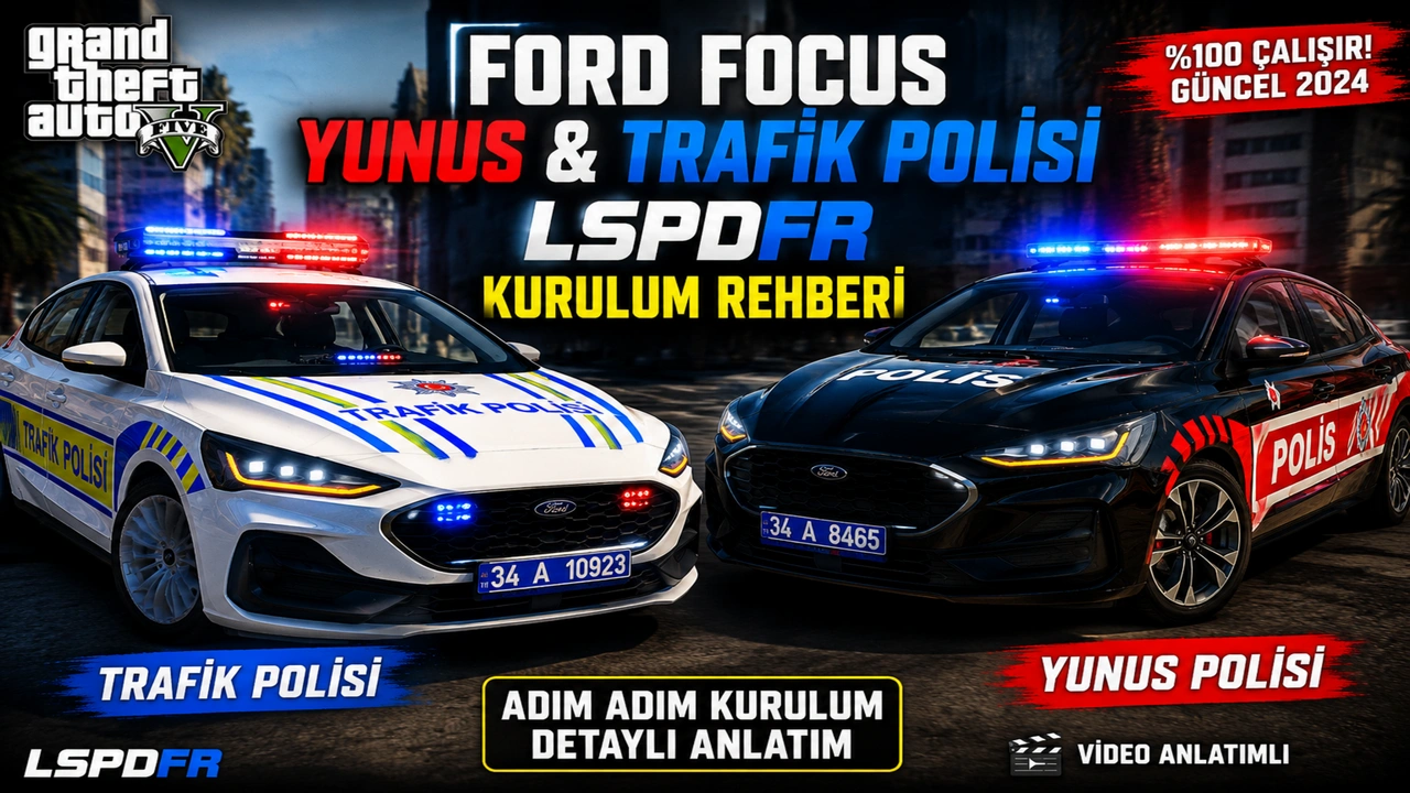 Ford Focus Yunus ve Trafik Polisi Aracı
