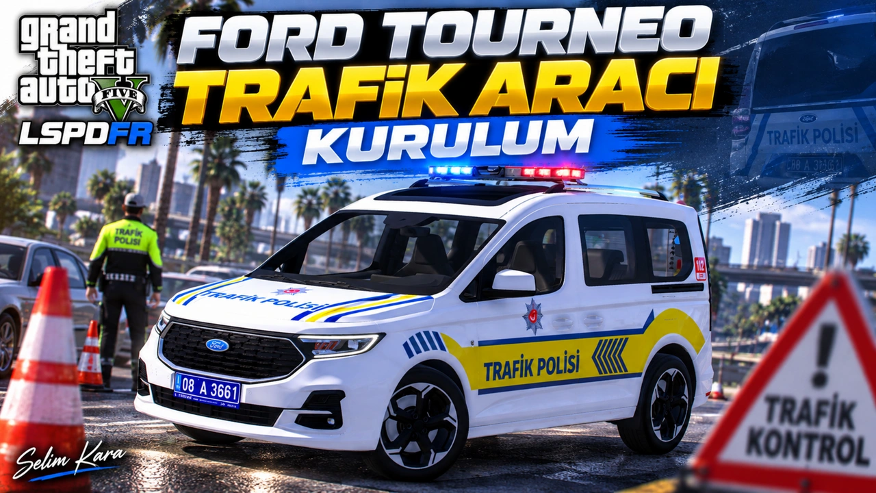 Ford Tourneo Trafik Polisi Aracı | GTA 5 LSPDFR