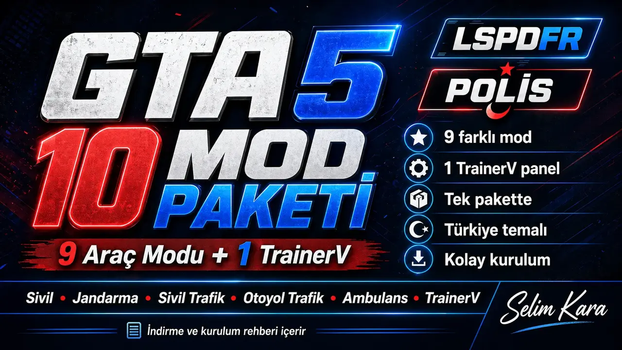 GTA 5 10 Mod Paketi