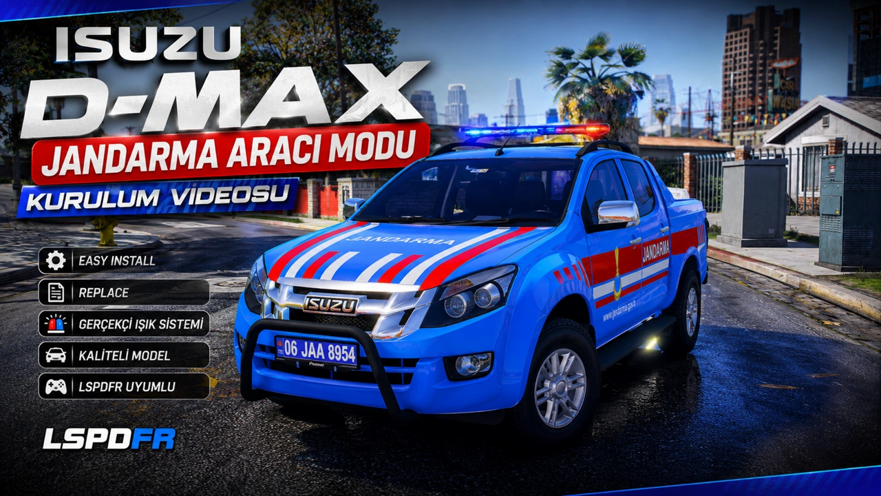 Isuzu D-Max Jandarma Aracı