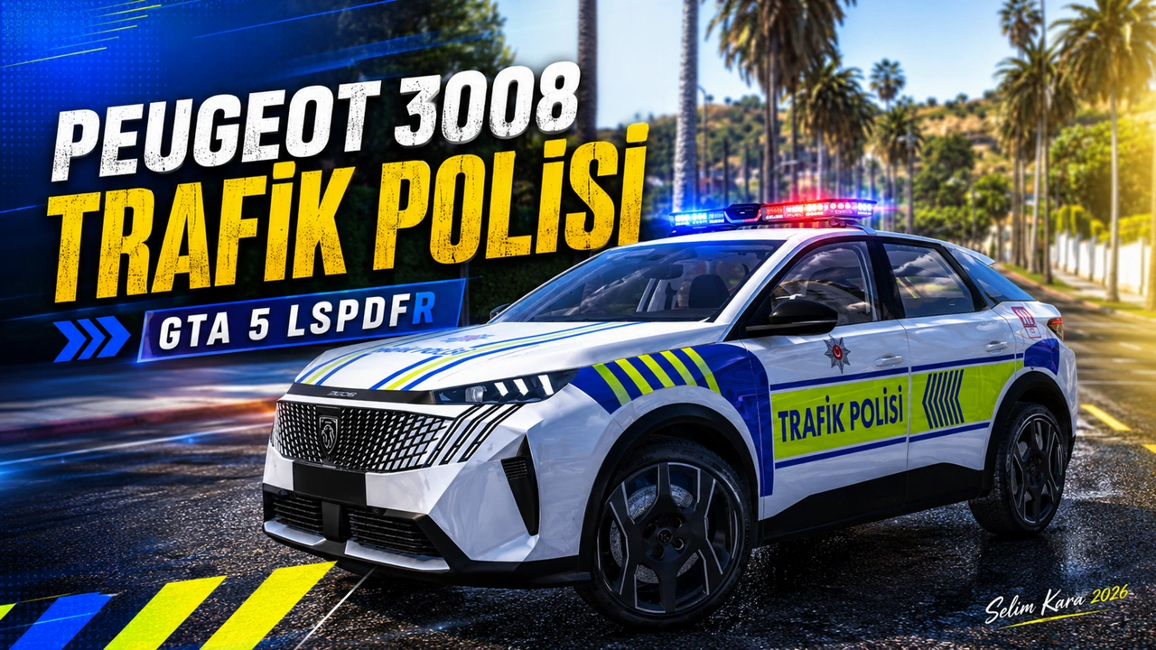 Peugeot 3008 Trafik Polisi Aracı