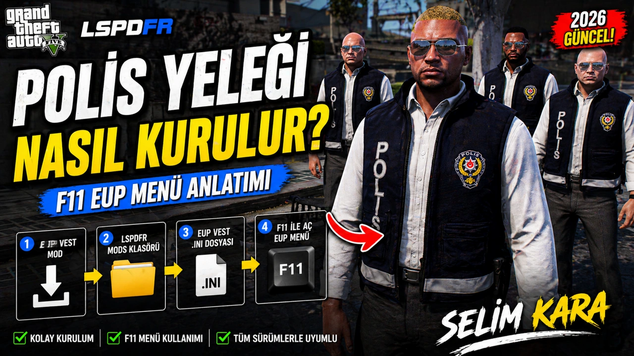 GTA 5 LSPDFR Polis Yeleği EUP