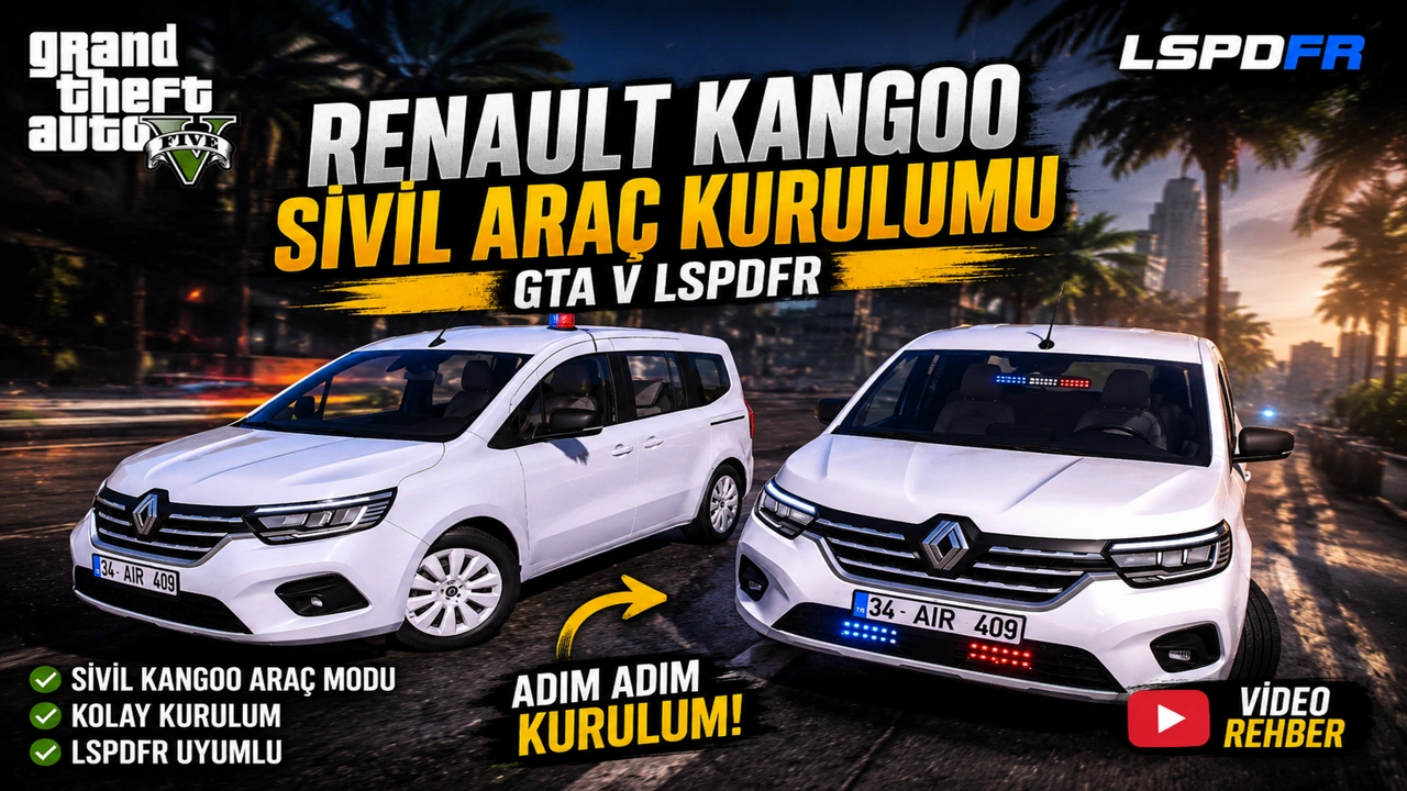 Renault Kangoo Sivil Araç Modu