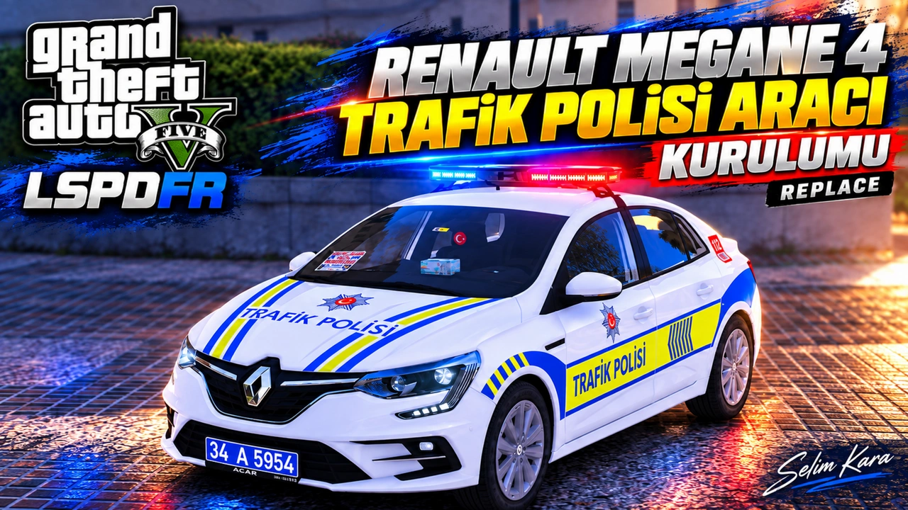 Renault Megane 4 Trafik Polisi Aracı görseli